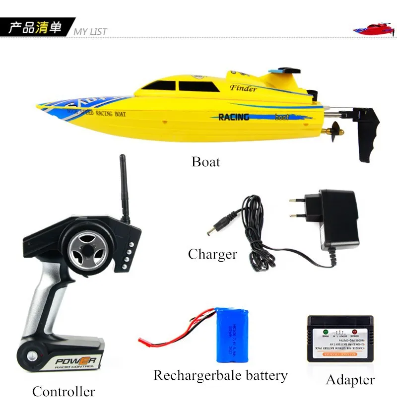 Новое поступление Wltoys WL911 RC лодка 4CH 2,4G высокого Скорость 24 км/ч гоночный катер Водонепроницаемый дистанционного Управление игрушки VS FT007 FT009 Wl912