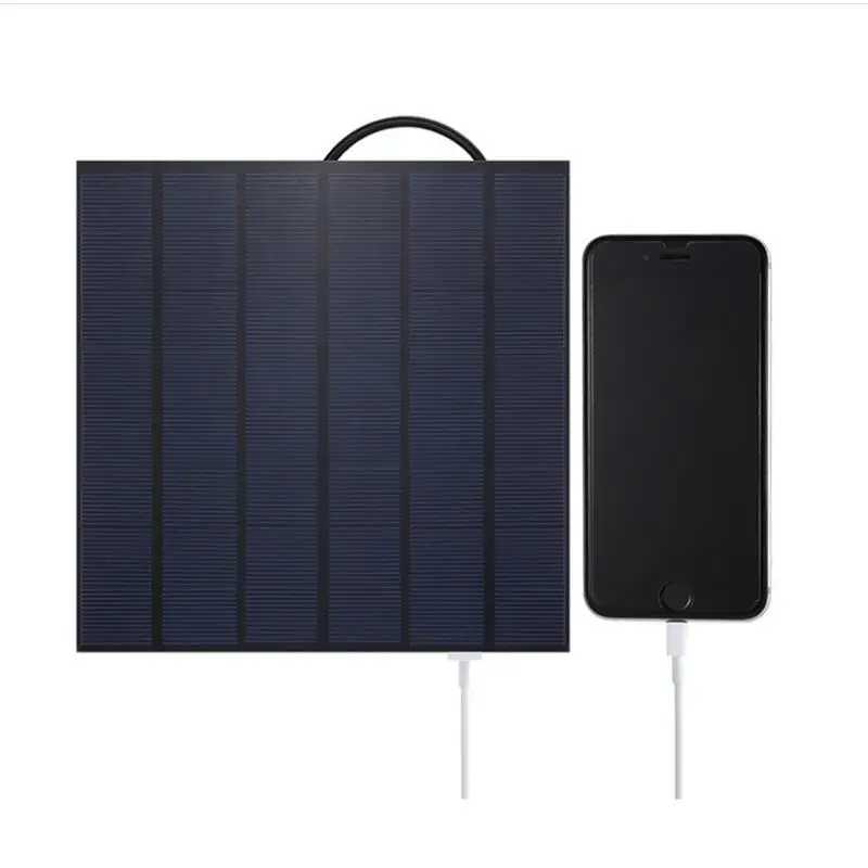 4,5 Вт 6 в выход панели солнечных батарей Батареи ячейки зарядное устройство Макс 0.75A USB выходное устройство портативные смартфоны зарядное устройство для телефона