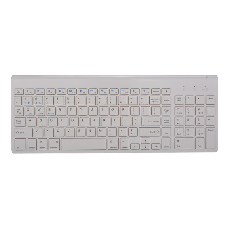 

Luxury USB Dual Mode Wired Bluetooth Wireless Keyboard For iPad 102 Keys Desktop Wired Keyboard For Android Smart TV Laptop