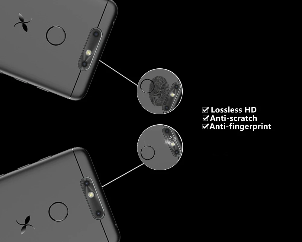 Ультратонкая Защитная пленка для задней камеры из закаленного стекла ZTE Small Fresh 5