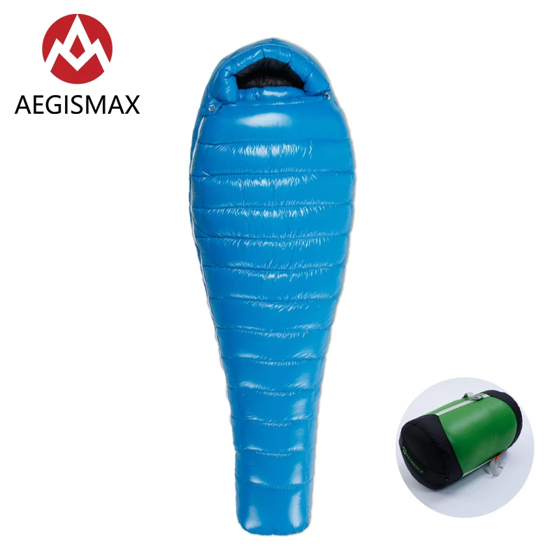 Aegimax G2 сверхлегкий спальный мешок для кемпинга три сезона 800FP белый гусиный пух|Спальные мешки| |