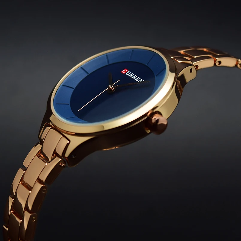 

CURREN Rose Gold Women Watches Quartz Wristwatches Women Gift Women's Watch Top Brand Luxury Girls Watches Woman Clock Female