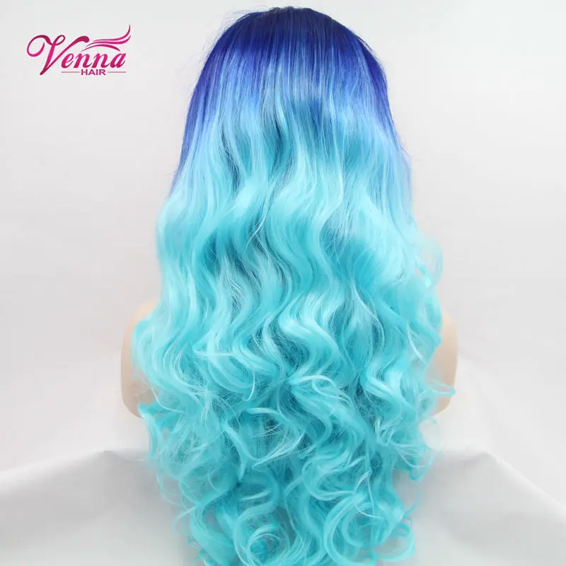 KRN SYW026 Beautiful color Baby Blue teal Color top quality fiber Lace