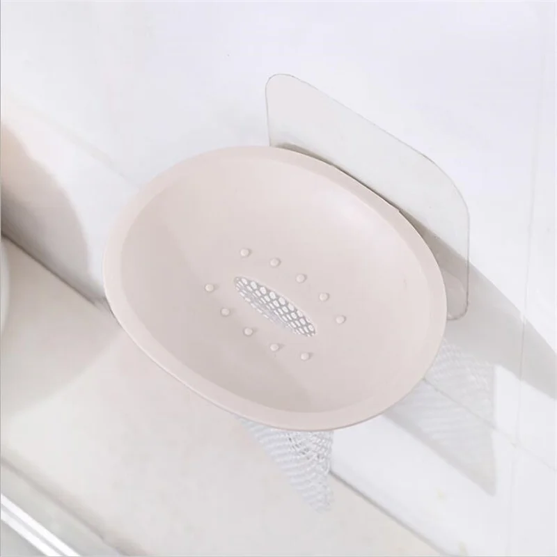 MEEVOGO Traceless ABS Пластик мыло коробка с сеткой мешок стока Ванная комната мыльница Кухня Аксессуары для ванной комнаты 4 цвета FZHA104