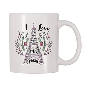 

I Love Paris France Coffee Mug (11 oz)