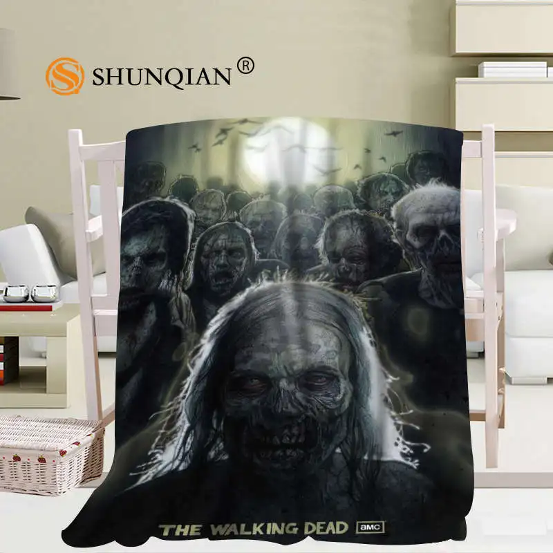 

The Walking Dead Blanket Soft DIY Sofa Bed Throw Blanket Kid Adult Warm Custom Blanket 56x80Inch50X60Inch40X50Inch