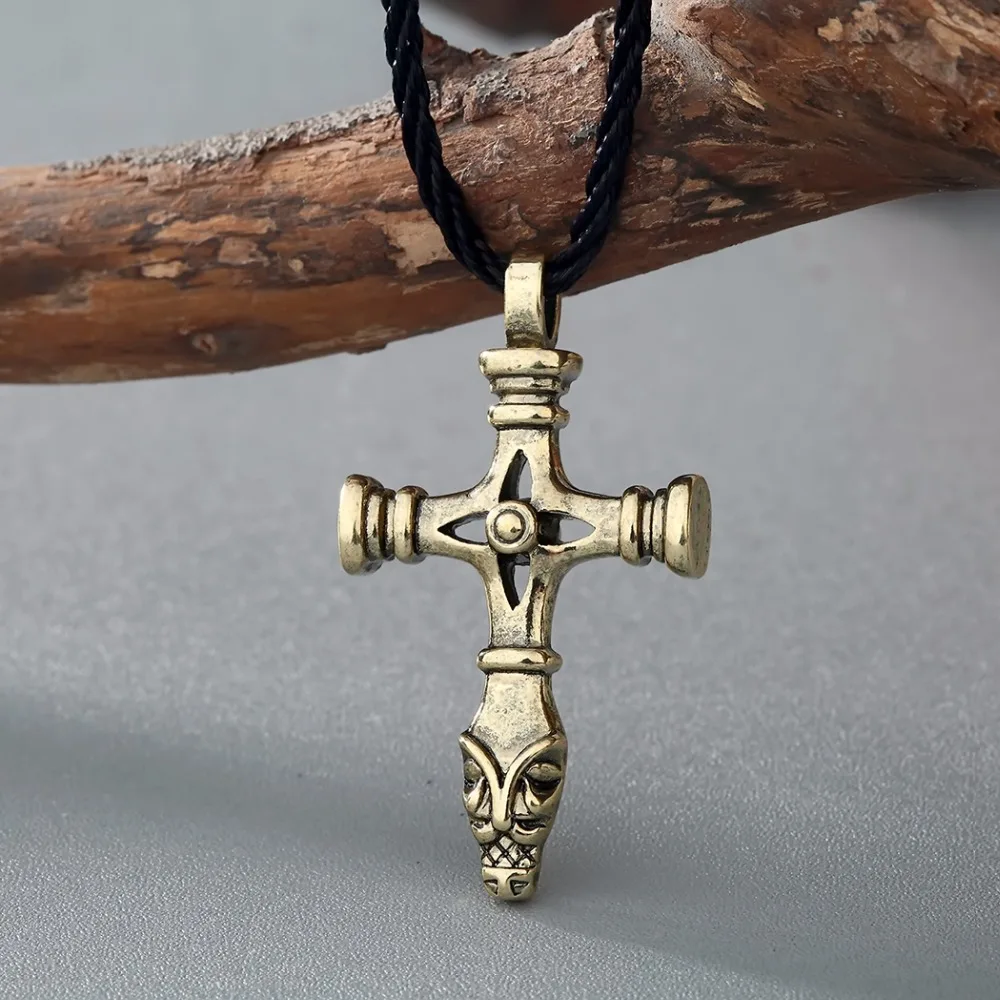 Колье с подвеской в виде молота Тора Олафа волка церкви Иисуса|jesus pendant|pendant necklacethor