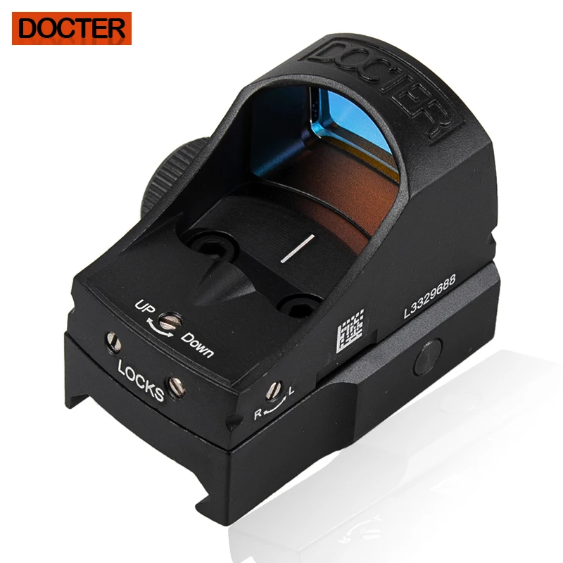 

DOCTER Automatic Illuminate Tactical Reflex Red Dot Sight For Airsoft Hunting Rifle Scope With 20mm Mount And GLOCK Mount