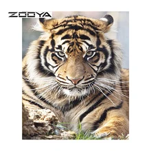 ZOOYA 5D Icons DIY Diamant Malerei Hand Platz Voller Diamant-stickerei-muster Blumen-tulpe Für Malerei BB445