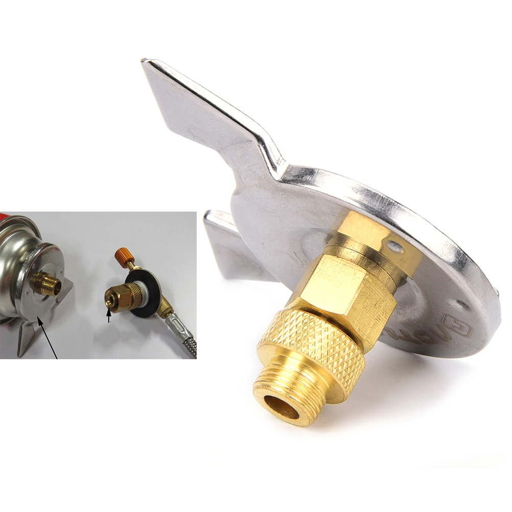 

Outdoor Hiking Camping Stove/Burner Furnace Converter Connector Gas Tank Adapter