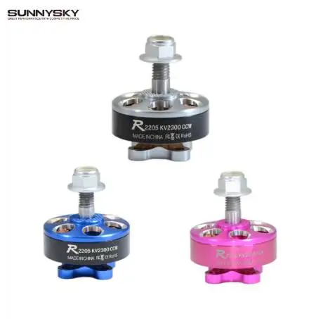 

1pc Sunnysky R2205 2300KV 2500KV 2205 Brushless Motor CW CCW Pink Blue Silver for FPV Racing Quadcopter Drone Multicopter