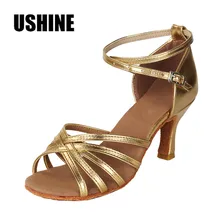 Каблук высотой 7 см/5 см из сатина без узел для сальсы, танго, латина Обувь для танцев; женские босоножки; Zapatos De Baile Latino Mujer 213