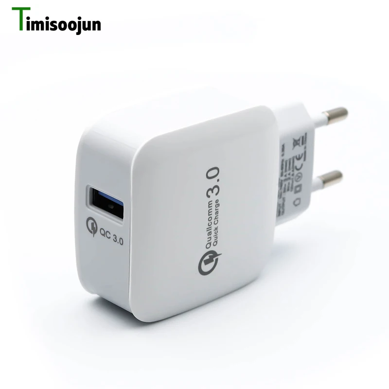Quick Charge QC3.0 Mobile Phone Charger 15W 2.4A Fast Charging For iPhone X 8 plus Wall Travel for Samsung Galaxy s8 s7 | Мобильные