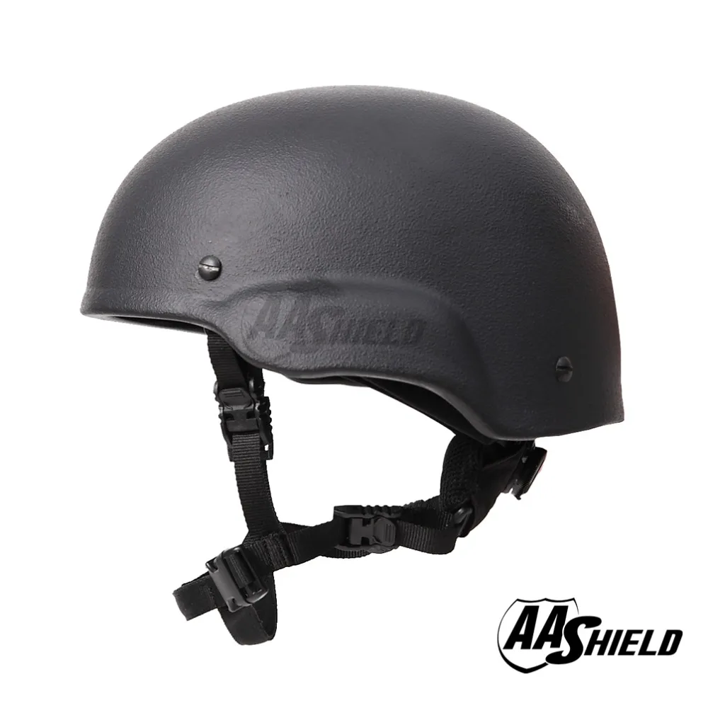 AA щит баллистический MICH Тактический Teijin средней огранки шлем цвет черный пуленепробиваемый арамидный безопасность NIJ уровень IIIA военная армия