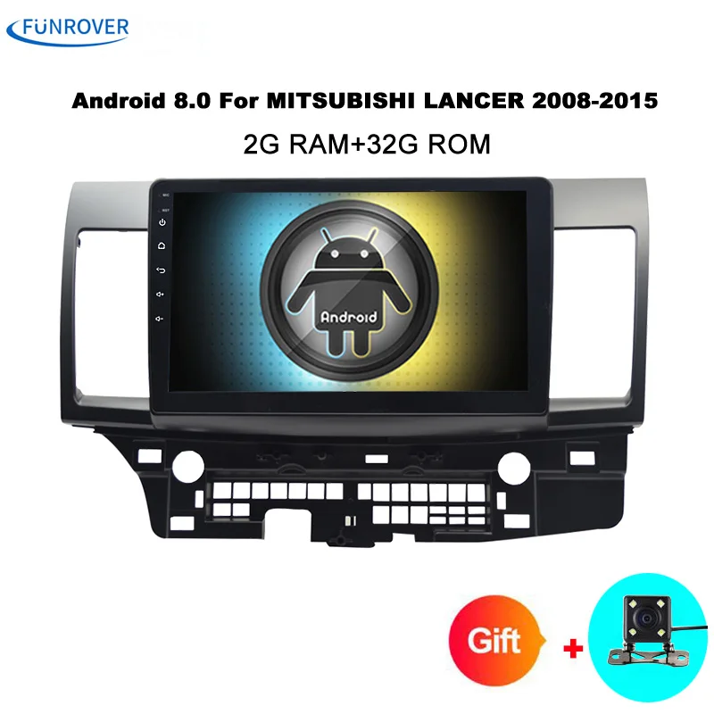 Best Funrover 10.1" 2 din Android 8.0 car radio multimedia player For Mitsubishi Lancer 2007-2017 dvd gps navigation navi RDS wifi EQ 10 Best Funrover 10.1" 2 din Android 8.0 car radio multimedia player For Mitsubishi Lancer 2007-2017 dvd gps navigation navi RDS wifi EQ 10