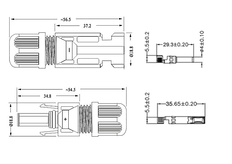 5 пар/лот x 80A 60A 45A 30A 1000 В MC4 солнечные панели MC4 разъем мужской женский филиал серии подключения солнечной системы