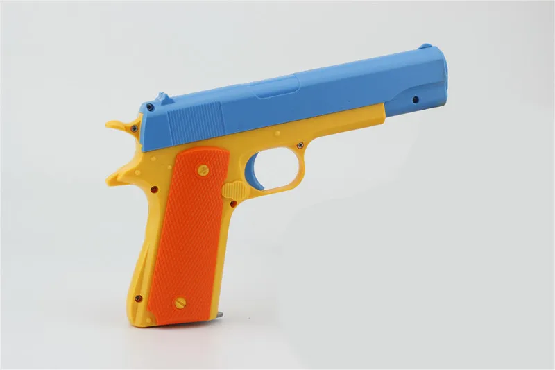 Детская уличная забавная игра шутер игрушки пистолет детская игрушка оружие ночные огни мягкая пуля пистолет пластиковый револьвер