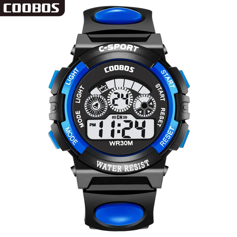 

Children's Watch Multi-functional Seven Color Light Waterproof Student Electronic Watch
