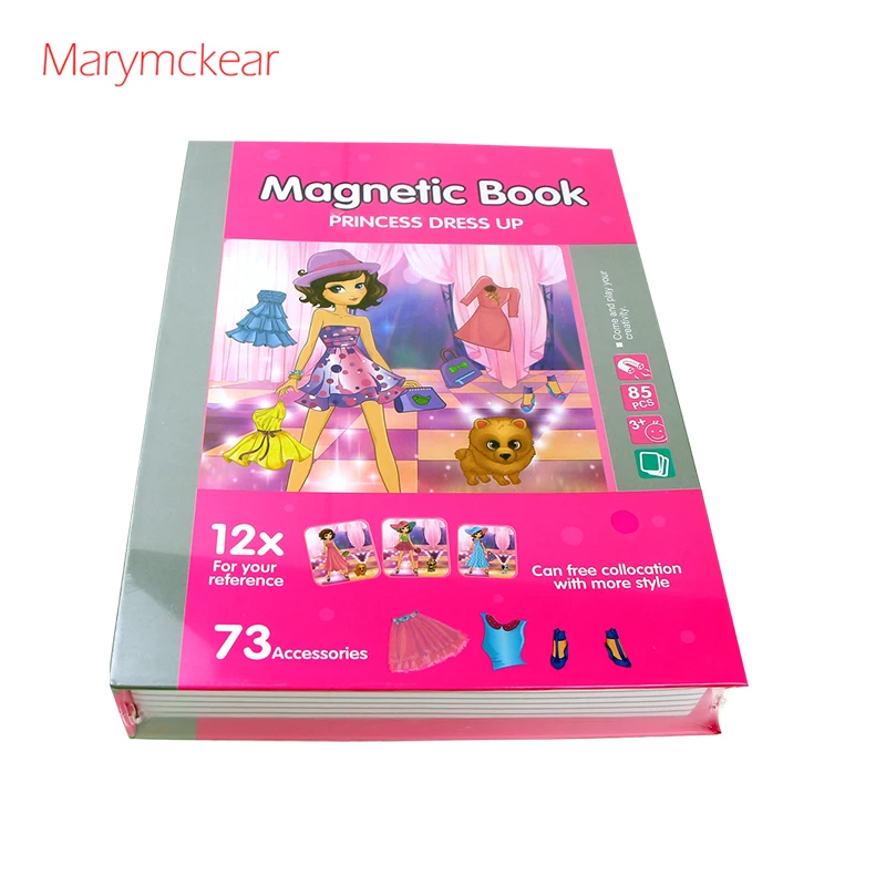 Магнитная книга магнитная головоломка DIY игрушка детское творчество Tangram Пазлы Мультфильм головоломка обучающая игрушка детский подарок