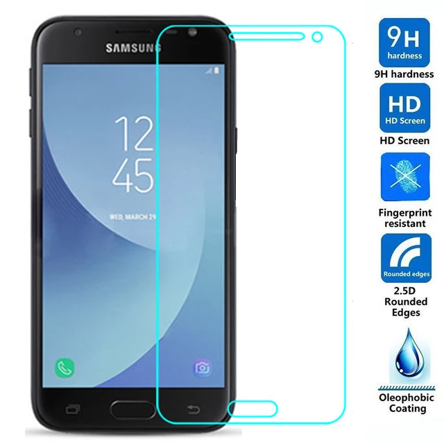 Закаленное стекло 2.5D для Samsung Galaxy J2 Pro 2018 защитная пленка 9H Взрывозащищенная ЖК