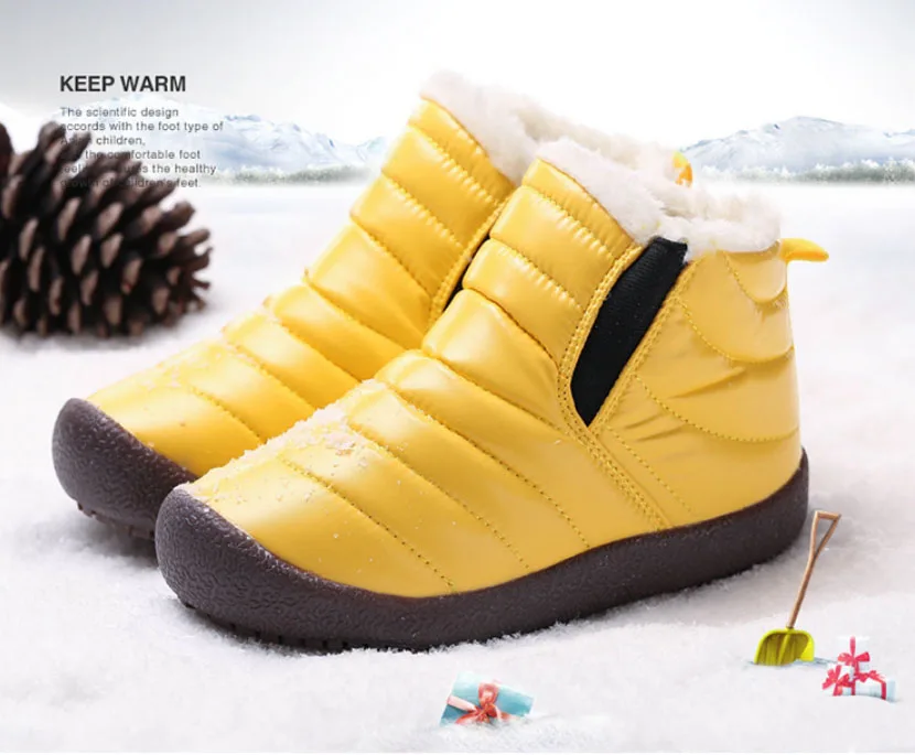 Waterproof children's snow boots-20