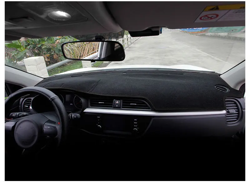 For LHD KIA RIO K2 2017 Car Dashboard Mat Covers Mats Pad Auto Shade Cushion Cars Interior Protector Platform Carpet Accessories (14)