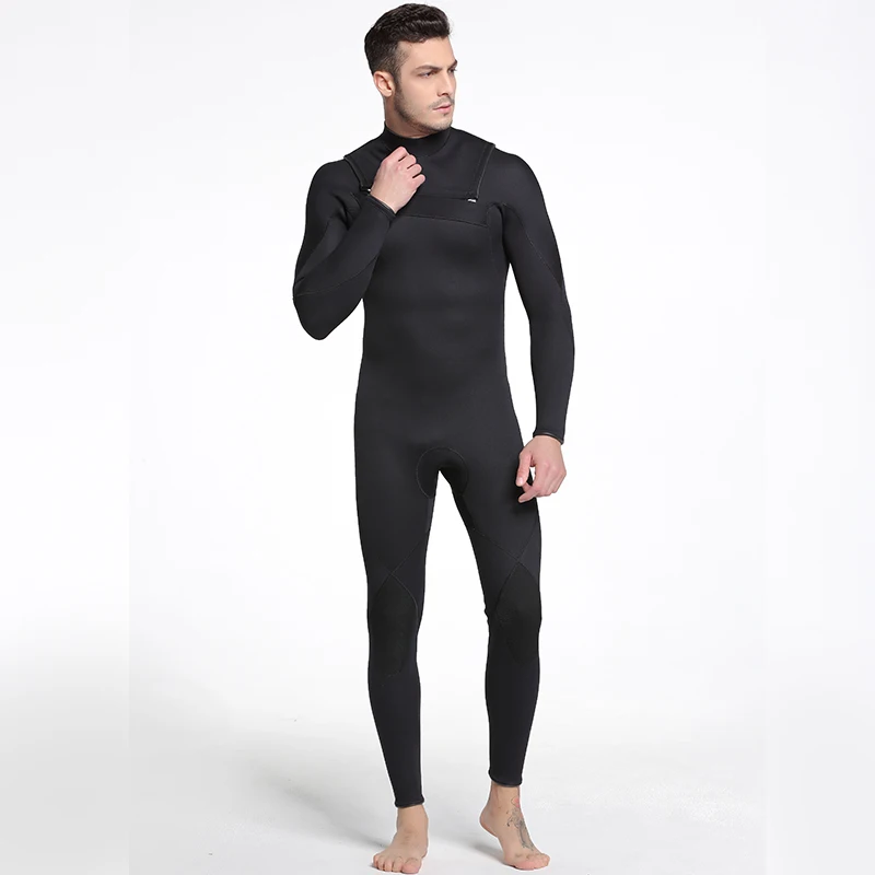 SBART, неопрен, гидрокостюм для мужчин, зимний, сохраняющий тепло, для плавания, серфинга, с длинным рукавом, для подводного плавания, 3 мм, толстый, для подводной охоты, мокрого костюма K