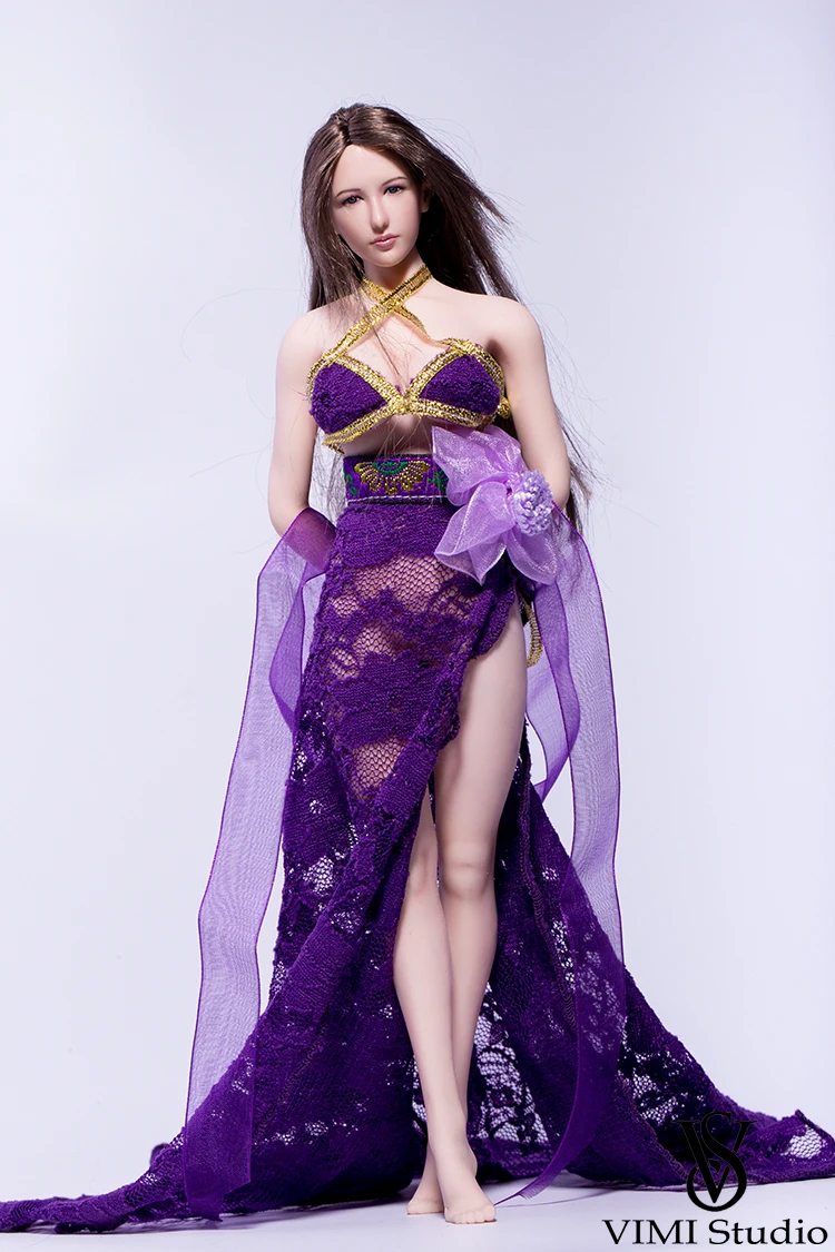 

VIMI Studio 1/6 VS019 soldier female clothes model Sexy ancient long skirt model for 12'' soldier action figure