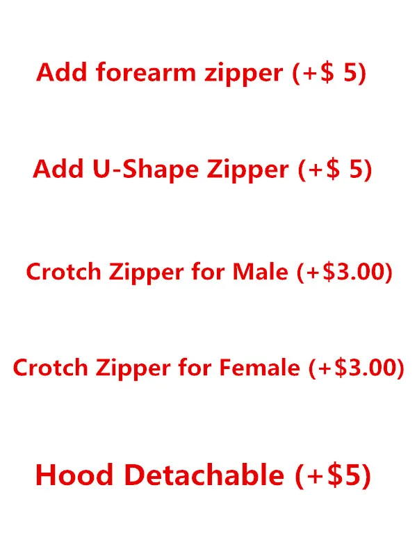 

Special requirements designed to shoot area