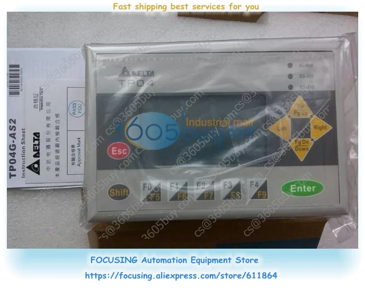 

Text Display TP04G-AS2 TP04G-AL2 TP04G-AL-C TP04G-BL-C Text Panel New Original 1 Year Warranty