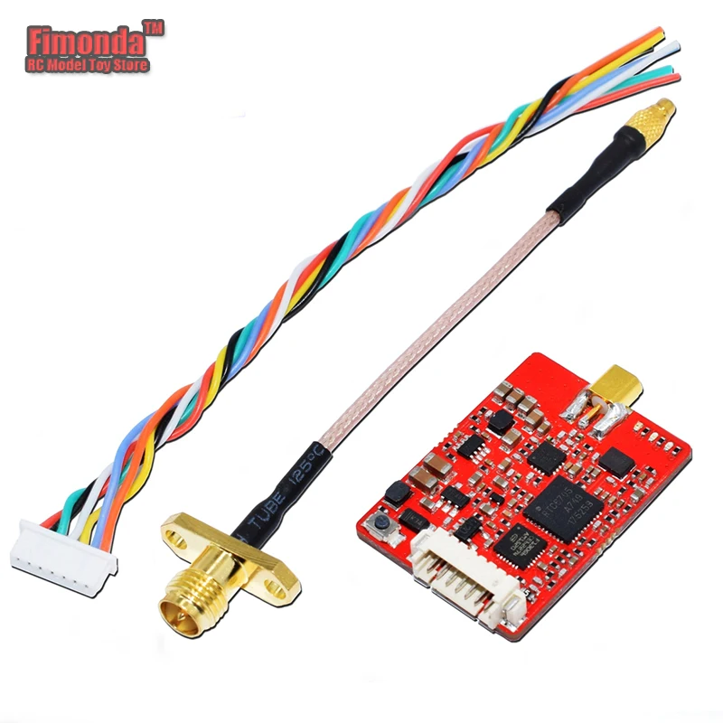 

5.8G 48CH Wireless AV Transmitter e708TM3 Pro VTX 25/200/500mW/OFF PitMmode Switchable OSD Adjustable FPV Transmitter DC 7-26v