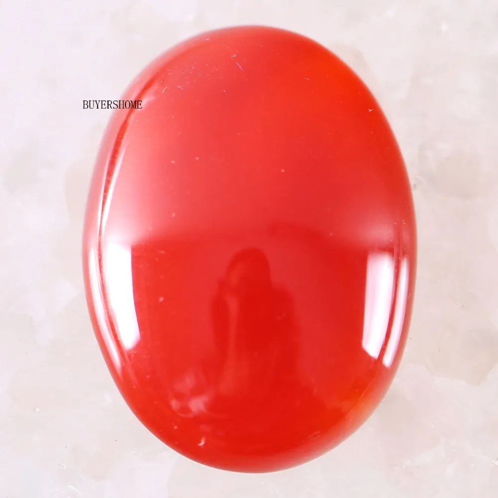 

Free Shipping 22x30MM Oval Natural Stone Bead For Making Necklace Bracelet Earrings Red Carnelian CAB Cabochon 1Pcs K531