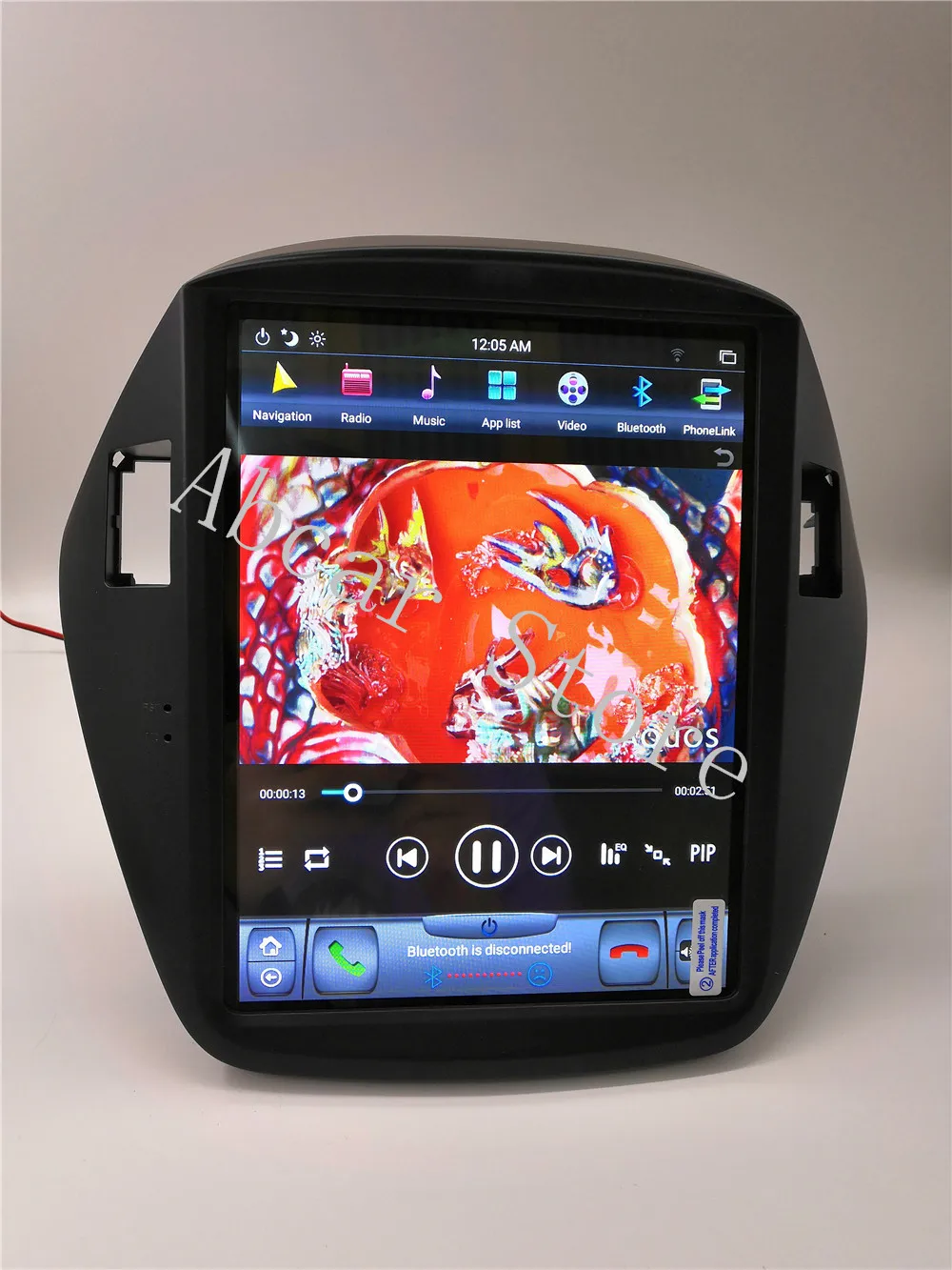 10,4 ''Tesla стиль Android 8,1 автомобильный dvd-плеер gps навигация для hyundai IX35 TUCSON 2009- стерео радио головных устройств ips PX6
