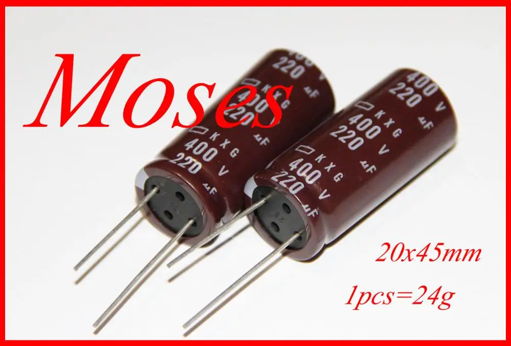 

400v 220uf 100% Original New NI-PPON CHEMI-CON NCC KXG KMH Electrolytic Capacitor capacitance Radial 20x45mm 22x50mm