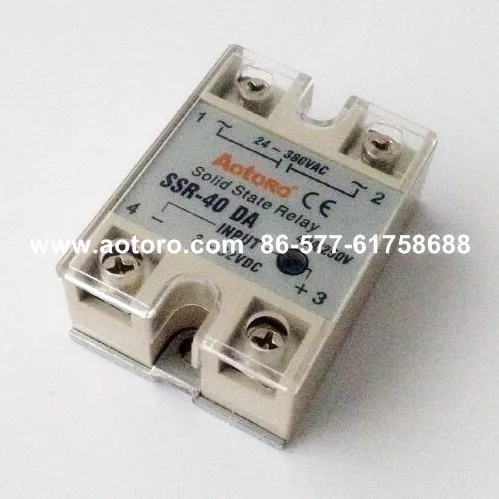 SSR 40DA phase failure relay 40A single phase solid state relay quality