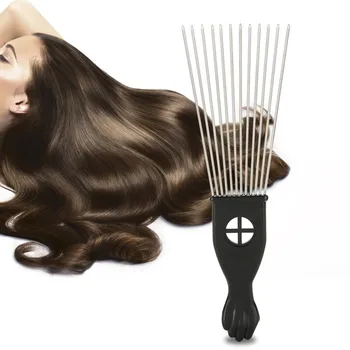 

Hair Hairdressing Tool Fork Comb Hair Dying Straightening Insert Hairdressing Curly Curling Men Oil Hair Styling Comb K1