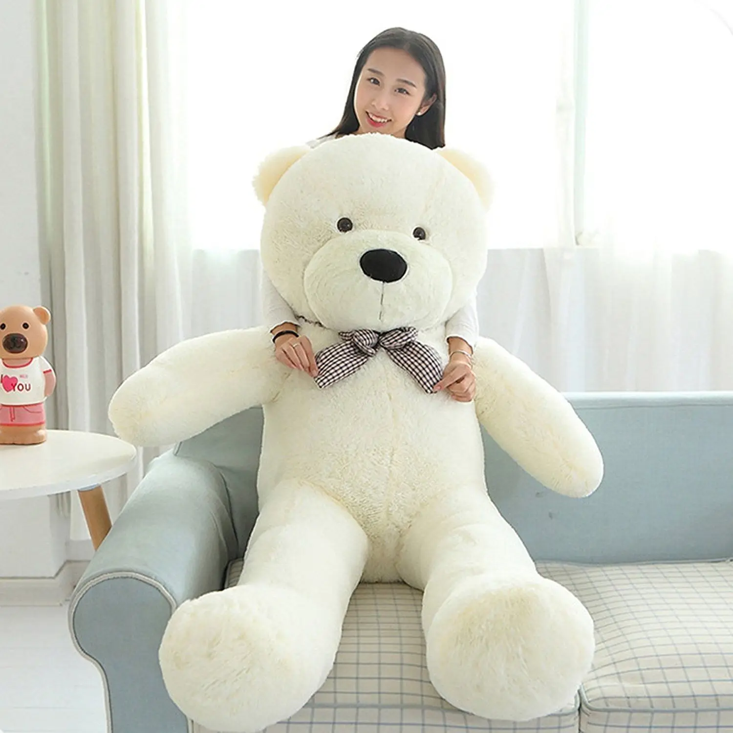 large white teddy bear