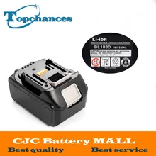 Brand NEW 3000mAh 18 VOLT Li-Ion Power Tool Battery for Makita BL1830 Bl1815 194230-4 LXT400