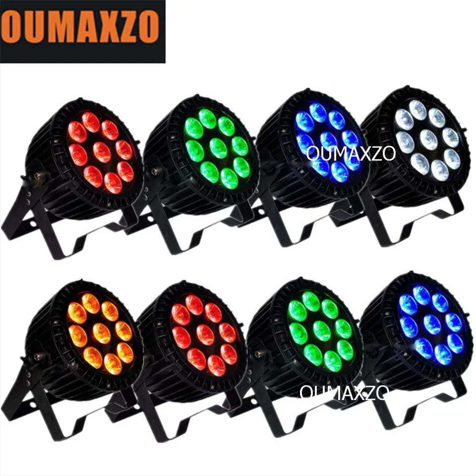 

8pcs/lot LED water-proof par led power 9pcs 5in1 RGBWA outdoor 9pcs rgbaw 5in1 ip65 par can IP65 9pcs 5in1 RGBAW slim outdoor l