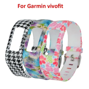 

(JM1PTHS) 3 pcs/lot HB4029 Replacement Rubber Band with Clasps for Garmin Vivofit Bracelet Wristband No Tracker
