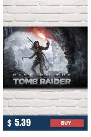 FOOCAME Lara Croft Tomb Raider PC игры Искусство Шелковый плакат печать картина домашний Декор стены картина 11x20 16x29 20x36 дюймов