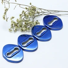 4 шт. антикоррозийный Автомобильный Дверной замок Защитная пряжка крышка для Toyota Aygo AB10 AB40 2009- аксессуары для стайлинга автомобилей