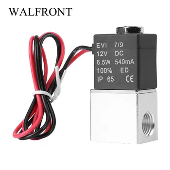 

Aluminum 1/4" 2 Way Normally Closed Pneumatic Electric Solenoid Air Valve 12V DC