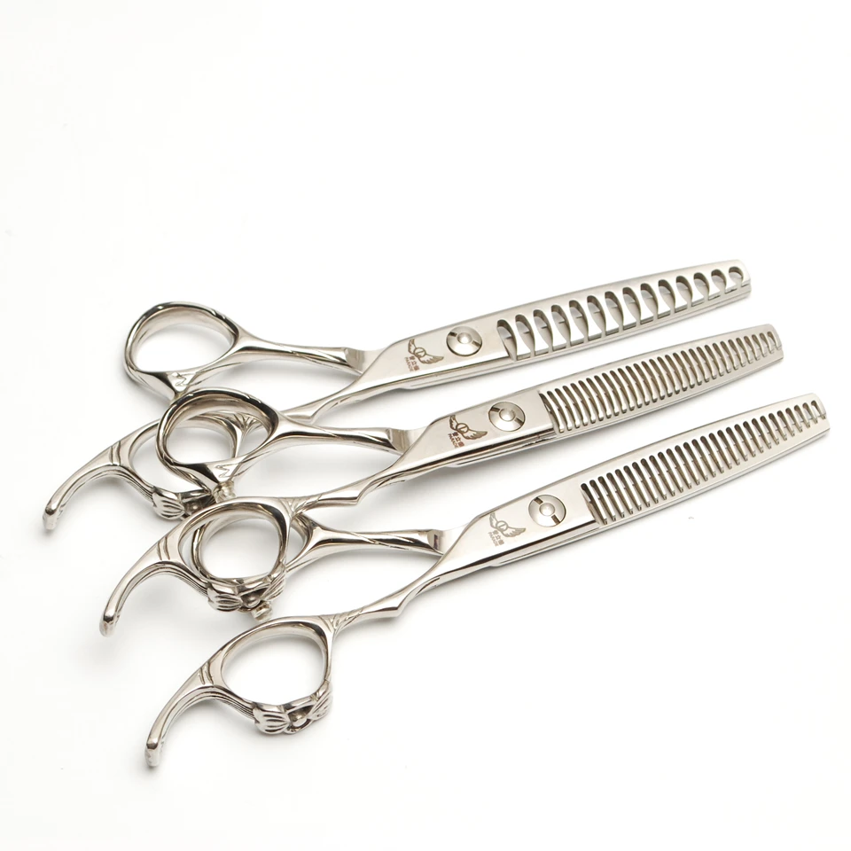 

Professional 6.0 5.5 inch hairdressing scissors shears Hair Cutting thinning scissors barber hair scissors set Free Shipping