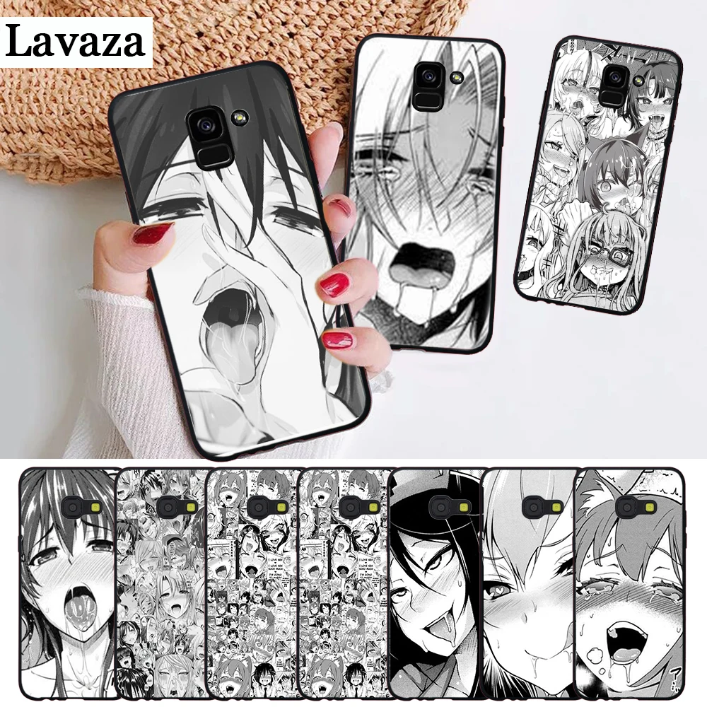 

Lavaza Anime girl cartoon japan Coque Silicone Case for Samsung A3 A5 2016 2017 A6 Plus 2018 A7 A8 A9 A10 A30 A40 A50 A70 J6