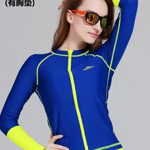 Корейский водолазный костюм составной длинный гидрокостюм с рукавами женская одежда на молнии женский боди медузы одежда для серфинга купальник с защитой от солнца