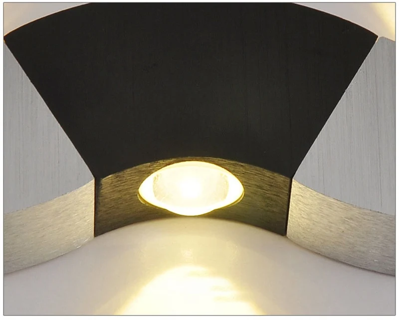 Modern Wave Shape Led Wall Lamp Creative Home Decoration Wall Light 3W Aluminum Fixtures Hall Bedroom Corridor Restroom Lighting (5)