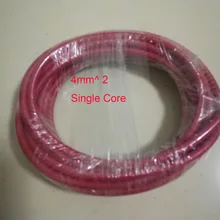 10 м/лот 4mm^ 2 красного цвета с одинарным сердечником фотоэлектрический Солнечный Кабель 2PFG 1169 PV1-F