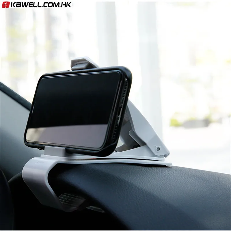 

100 pcs a lot Car Holder for iPhone Mobile Phone Holder Stand 360 Degree GPS Clip Mount Dashboard Car Phone Holder Grip
