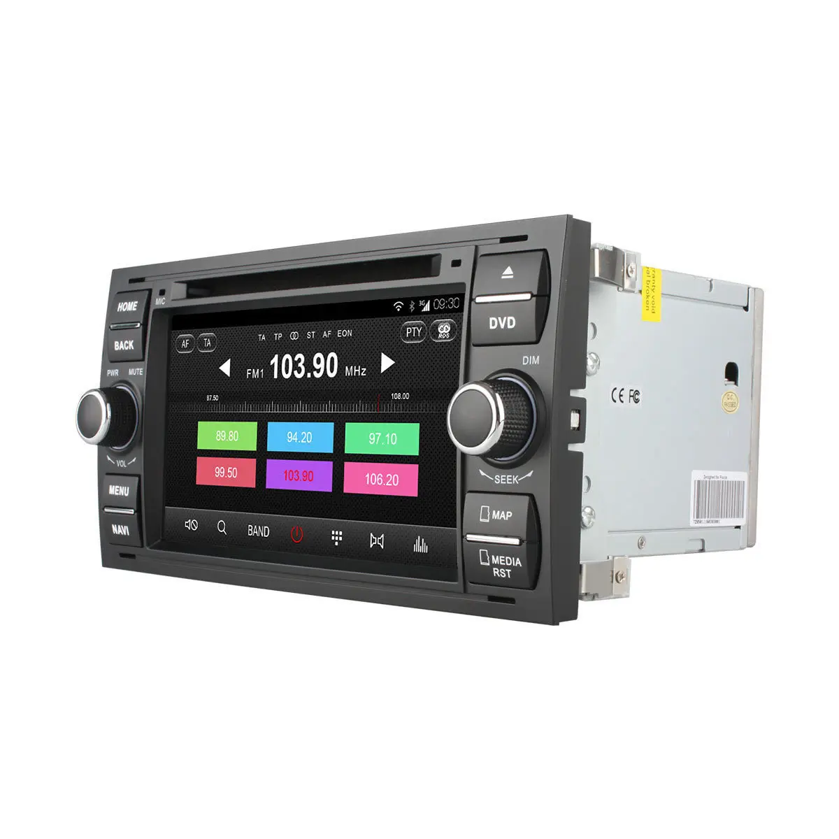  For Ford Mondeo Focus Transit C-MAX Car Android Unit Radio DVD GPS Navigator Auto Intelligent Multi